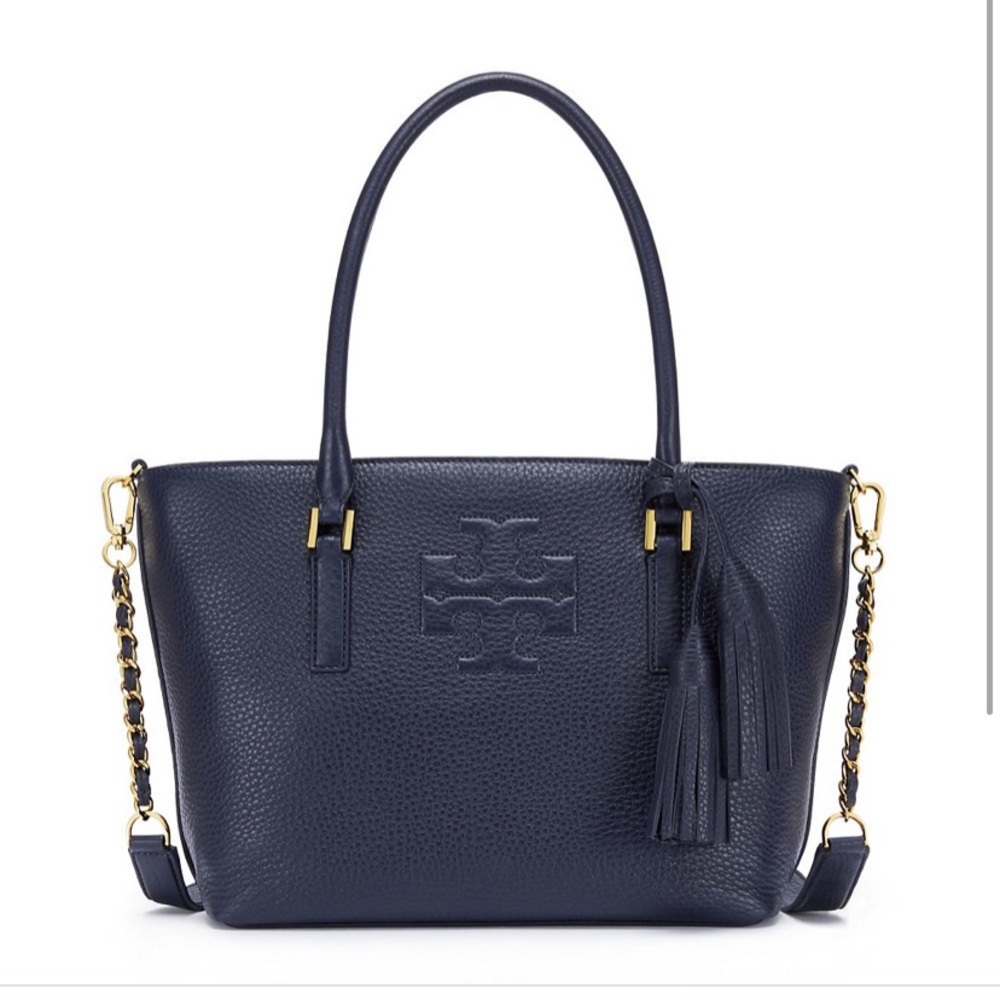 Tory Burch Thea small convertible tote Royal Navy
